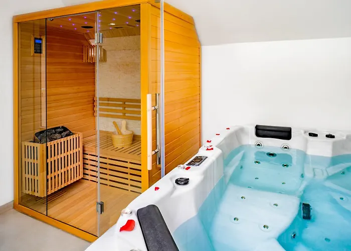 Escapade Au Cocon Des Plaisirs Secrets &sauna Dom wakacyjny *